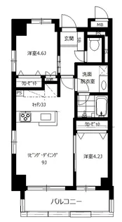 メゼリテ表参道【3階】の間取り