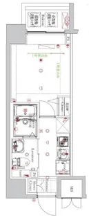 フェルクルールプレスト西横浜【6階】の間取り