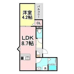 LECOCON津島V【1階】の間取り