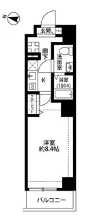 東京都墨田区東駒形4【マンション】の間取り