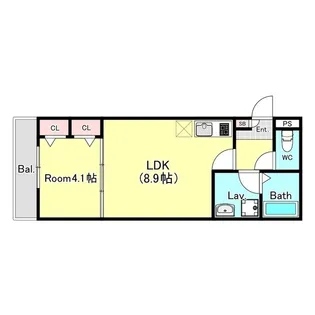 埼玉県春日部市花積【アパート】の間取り