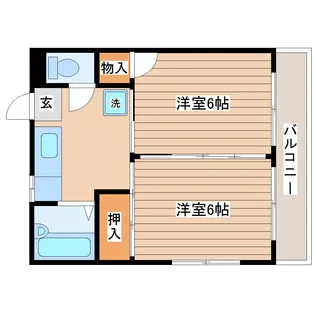 幸栄荘【3階】の間取り