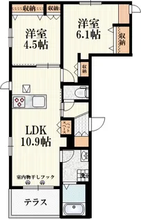 東京都杉並区本天沼1【マンション】の間取り