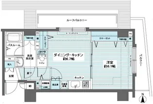フェニックス高円寺伍番館【6階】の間取り