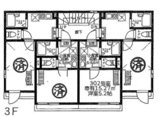グランデシャンテ高円寺【3階】の間取り