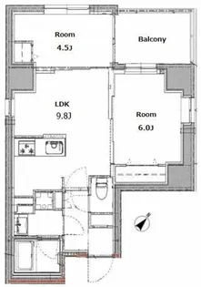 東京都台東区下谷1【マンション】の間取り