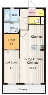 クレールマウント【2階】の間取り