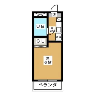1Kの間取り画像
