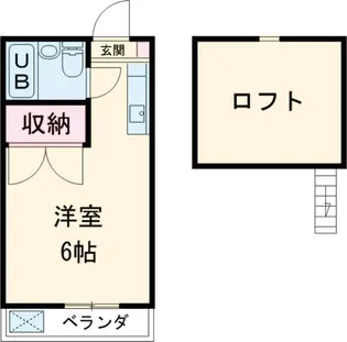 カスティル三園【3階】の間取り