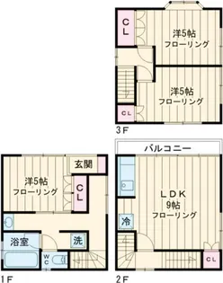 東京都江戸川区篠崎町7【一戸建】の間取り