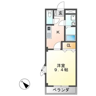 ロイヤルパインズA棟【2階】の間取り