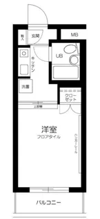 ハイタウン南馬込【5階】の間取り