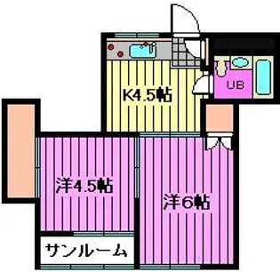 埼玉県さいたま市中央区下落合4【マンション】の間取り