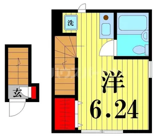 グランゲイン四ツ木【2階】の間取り