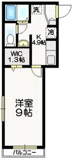 フラッツ東五軒町【2階】の間取り