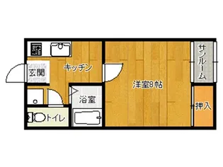 ハウスアライ?【2階】の間取り