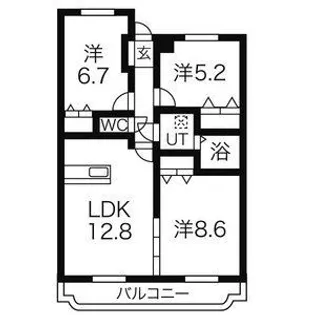Y&M Gioia NOGI【3階】の間取り