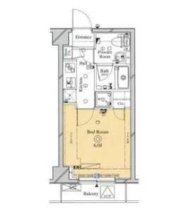 ARTESSIMO LIVELLO【6階】の間取り