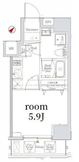 Log Noborito Station【13階】の間取り
