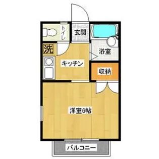 パルファン【2階】の間取り