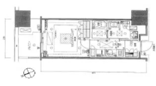 麻布台ヒルズレジデンスB【9階】の間取り