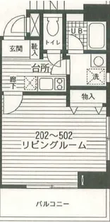コンフォール深川【4階】の間取り