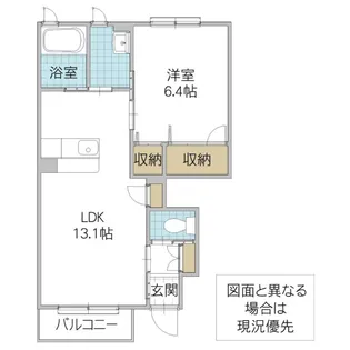 エクラージュ A【1階】の間取り