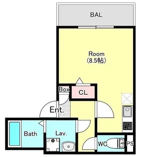 ジーメゾン福生武蔵野台【1階】の間取り