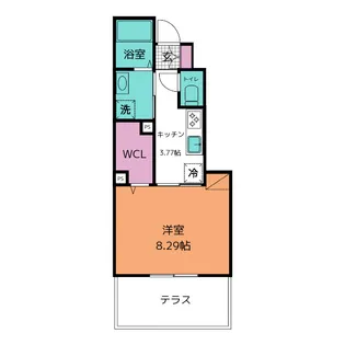 直【1階】の間取り