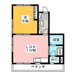 フレグランス七宝2番館【2階】の間取り