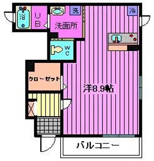 プラシード・サニー【1階】の間取り