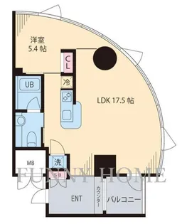 マノワール駒沢【8階】の間取り