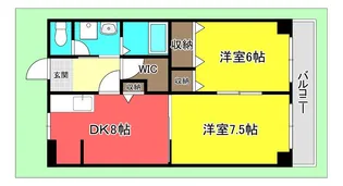 グランソレイユII【3階】の間取り