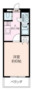 ライフモリ19号館【1階】の間取り