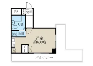 リバティープラザ本町【9階】の間取り