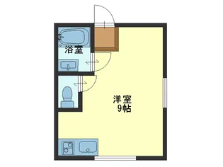 パールハイム深江橋【3階】の間取り