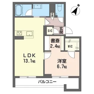 グレイス南林間【2階】の間取り