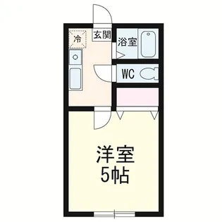 メゾンドブーロー【2階】の間取り