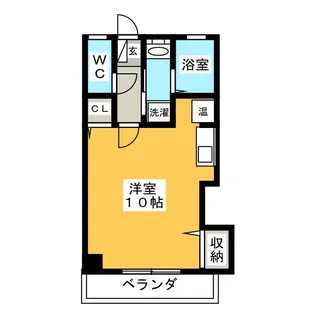 グリーンベル【3階】の間取り