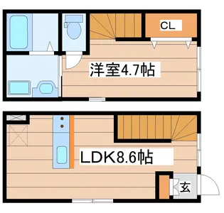 アスフォートの間取り