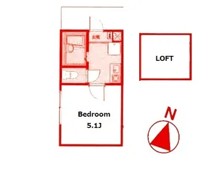 クラシェア大口【2階】の間取り