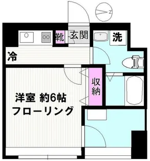 レグラス横浜西口【8階】の間取り