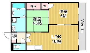 メゾン深江【2階】の間取り