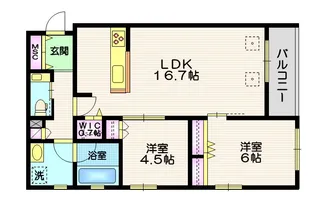 ガーデンコート大崎【3階】の間取り