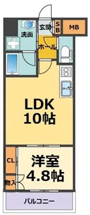 ヴィオラ西宮【6階】の間取り