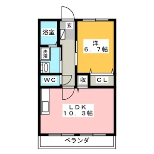 T.Hヒルズ【2階】の間取り