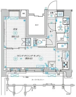 GENOVIA世田谷砧II【4階】の間取り