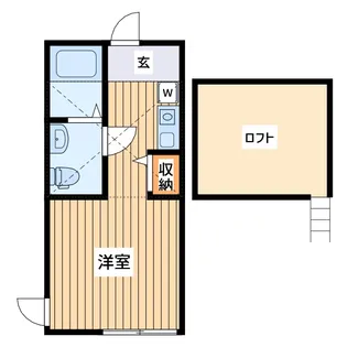 ベイルーム和田町【1階】の間取り