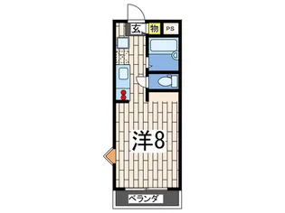 カーサ703【2階】の間取り