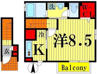 ミューザ【2階】の間取り